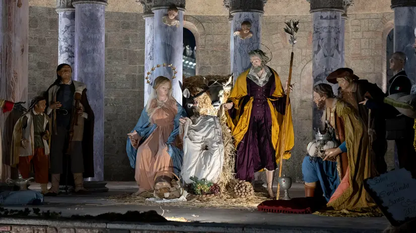 Il presepe in Vaticano - Foto Ansa © www.giornaledibrescia.it