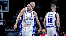 Bilan, Della Valle e Ivanovic nell'ultima sfida contro Bologna - Foto Brondi/Ciamillo-Castoria © www.giornaledibrescia.it