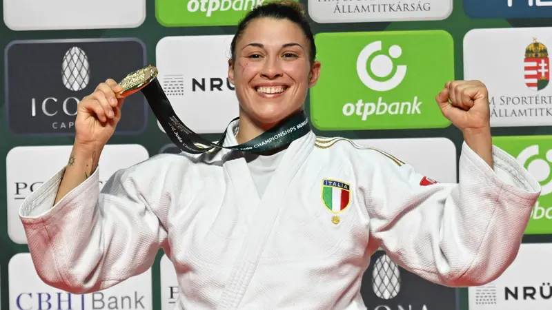 La judoka Alice Bellandi