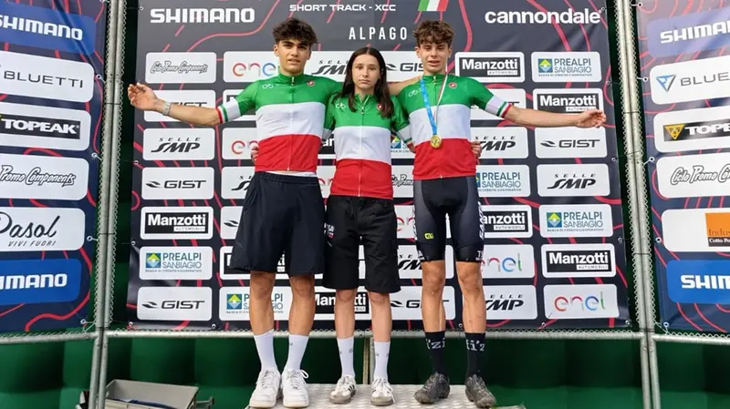 Tre campioni tricolori: Acanfora, Signorelli e Pinna