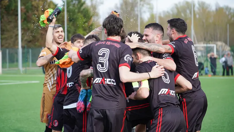 La squadra ha ottenuto la promozione in Serie D