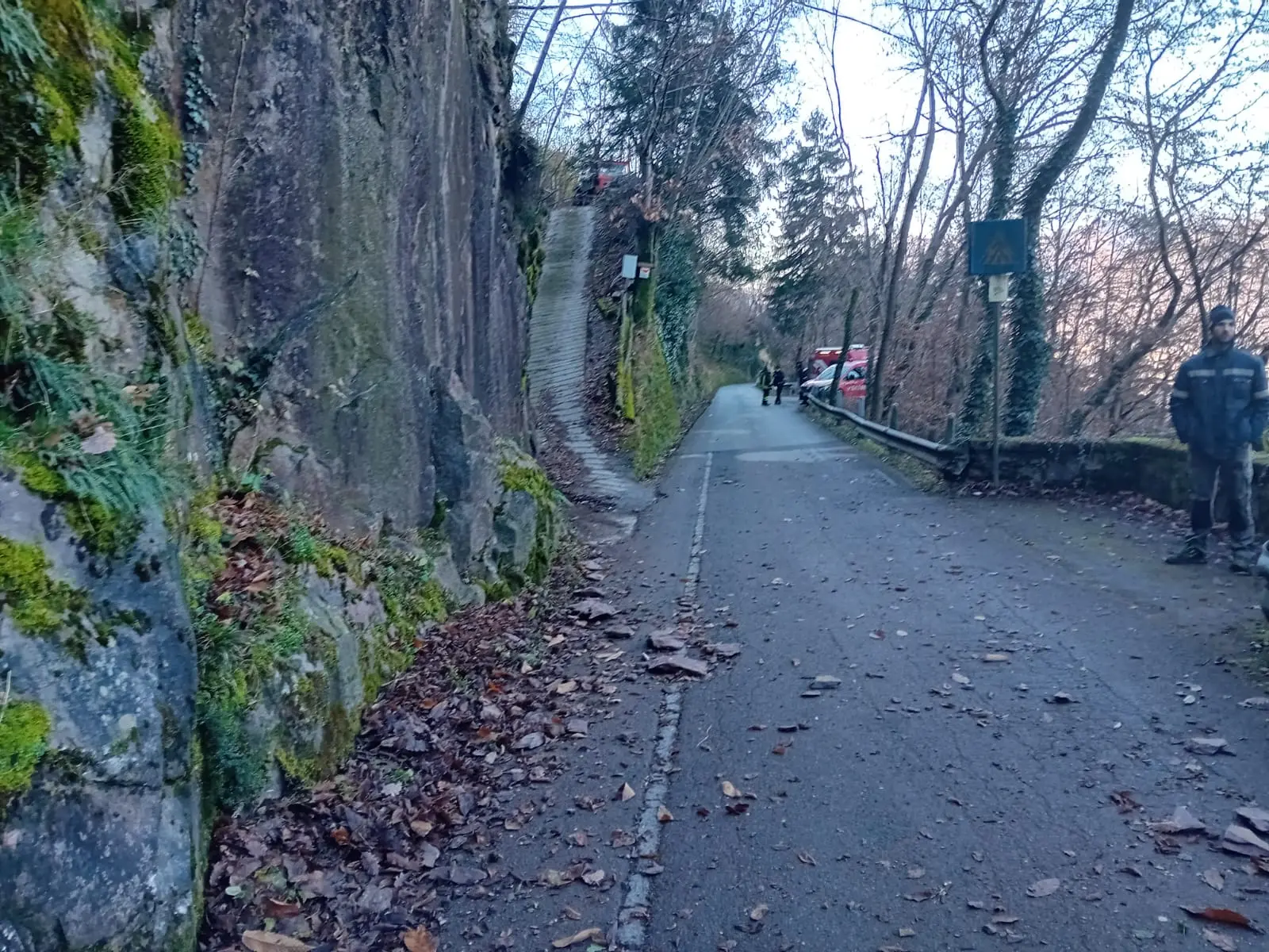 La frana a Sonvico Inferiore