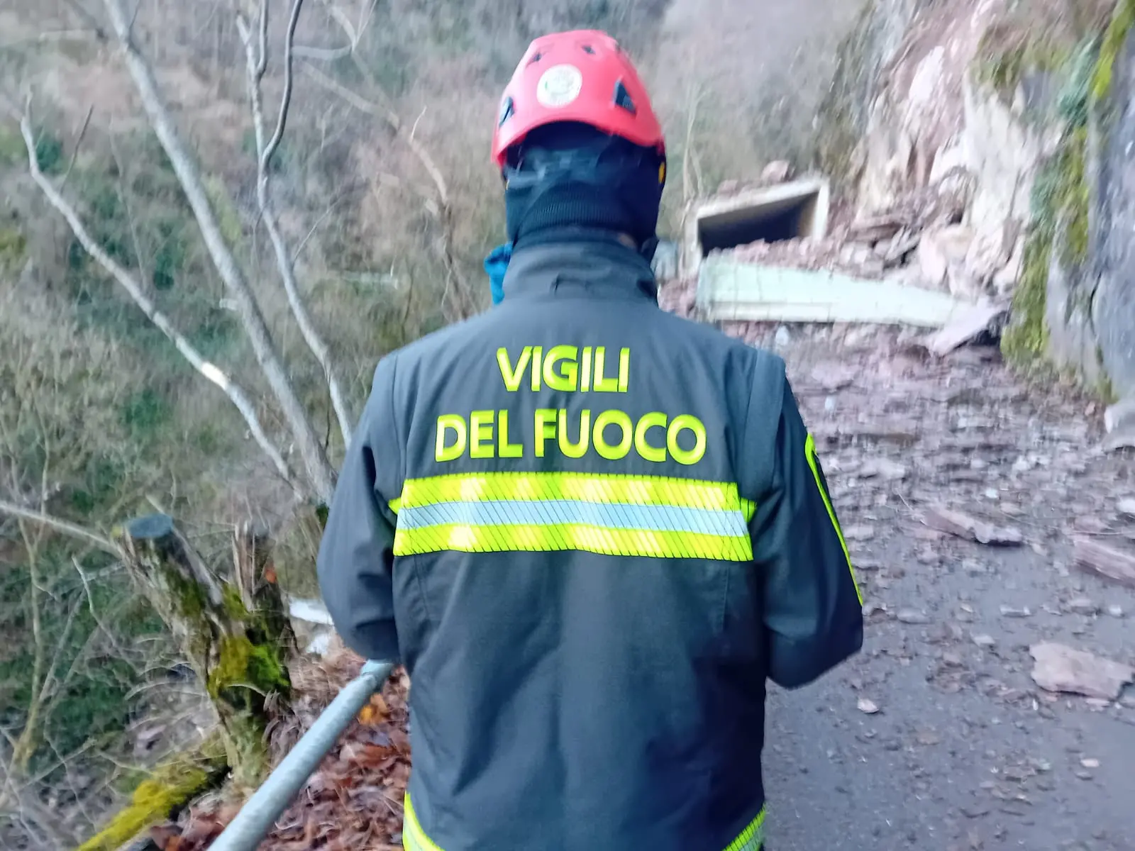 La frana a Sonvico Inferiore