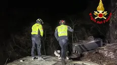 La frana a Sonvico Inferiore