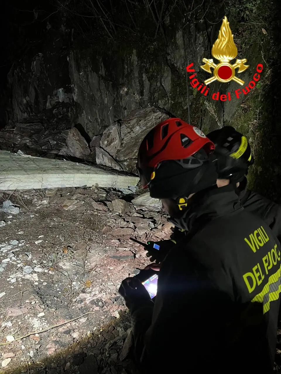 La frana a Sonvico Inferiore