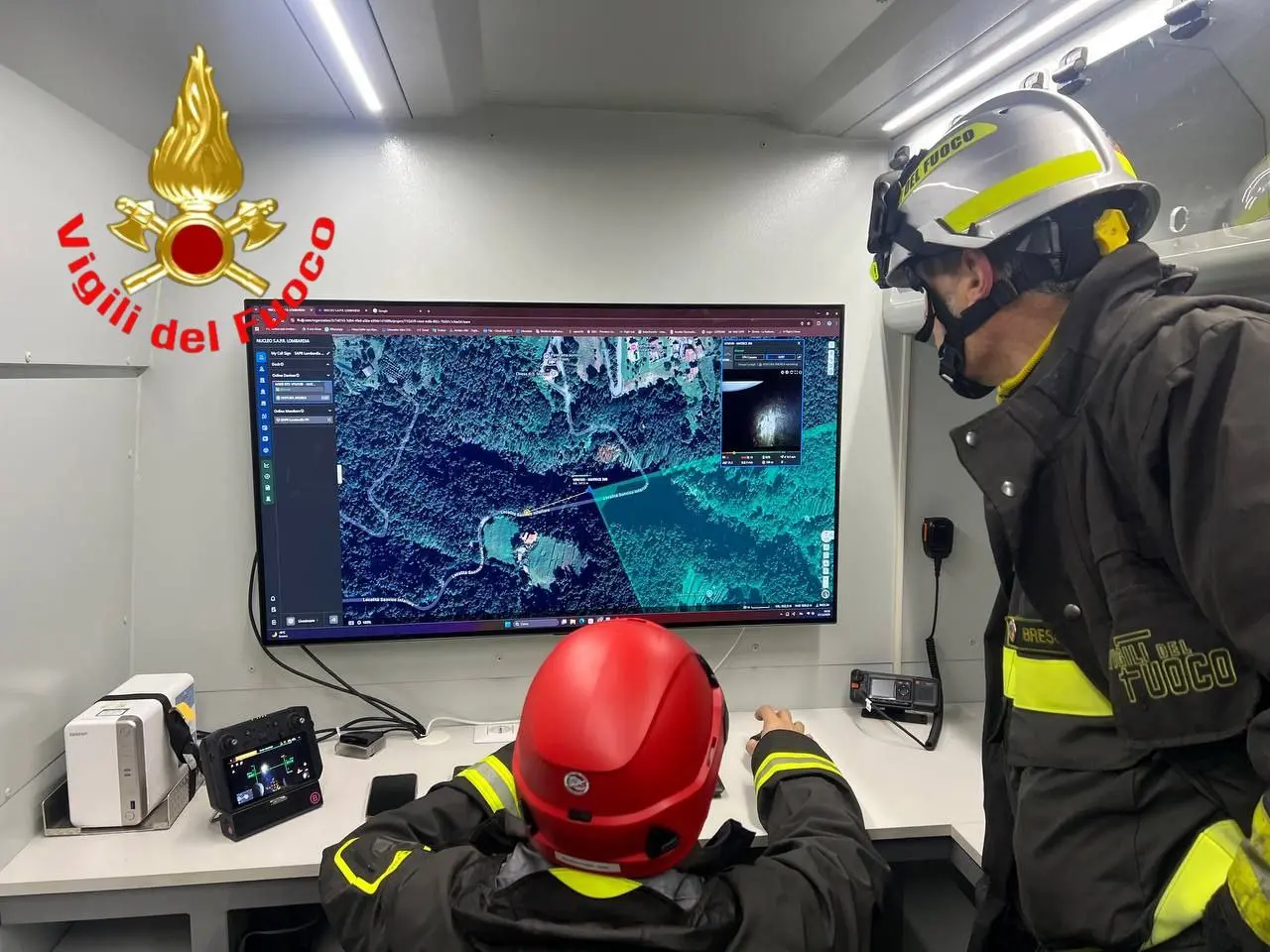 La frana a Sonvico Inferiore