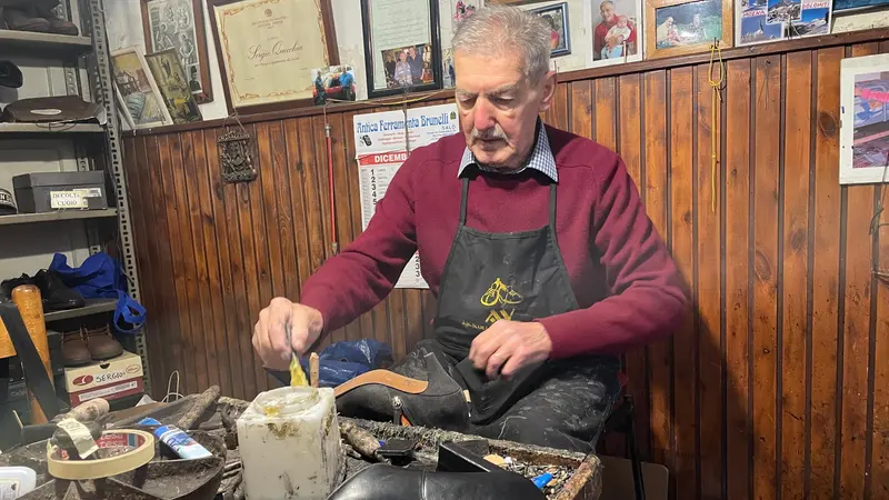 Il calzolaio di Salò Sergio Quecchia