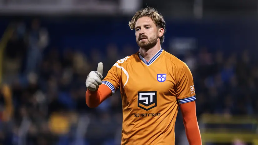 Stefano Gori nella partita di andata contro il Lecco - Foto New Reporter Comincini  © www.giornaledibrescia.it