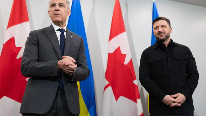 Il presidente ucraino in Canada - Ansa © www.giornaledibrescia.it