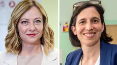 Giorgia Meloni ed Elly Schlein - © www.giornaledibrescia.it