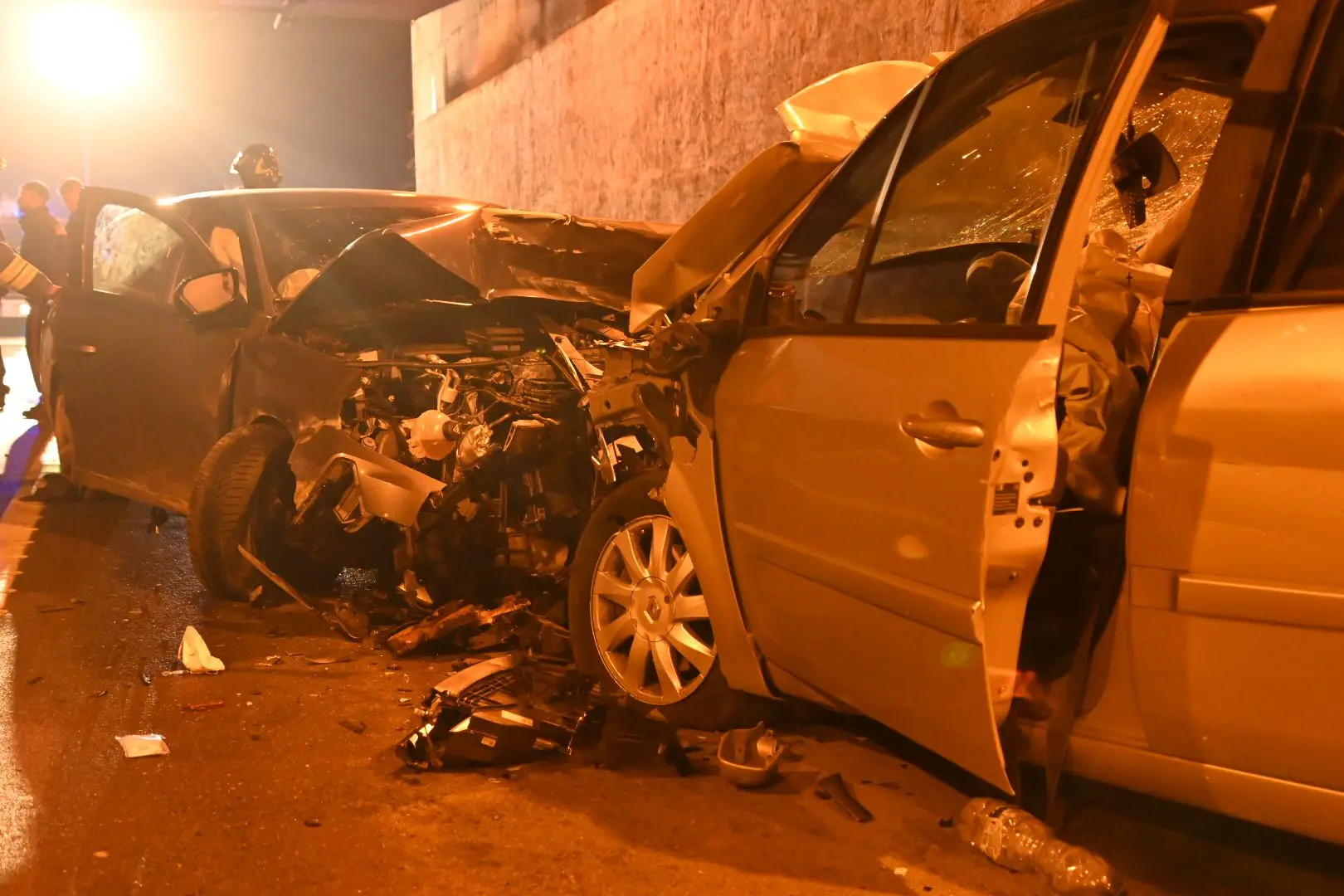 L'incidente frontale a Bedizzole