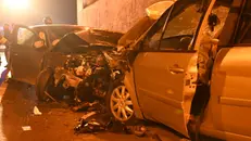 L'incidente frontale a Bedizzole