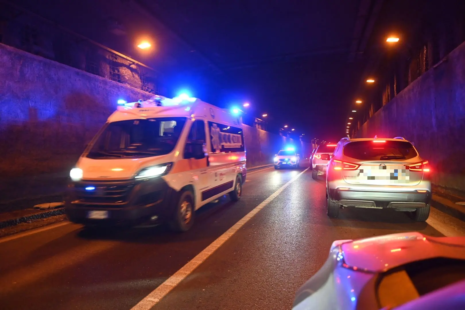 L'incidente frontale a Bedizzole