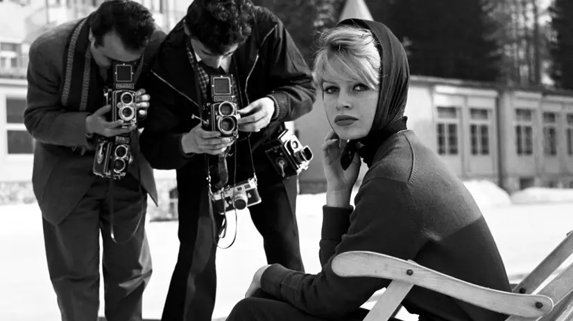 Brigitte Bardot in vacanza nel febbraio del 1958 - Foto Ansa © www.giornaledibrescia.it