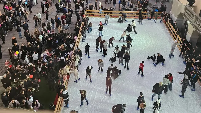 La pista di pattinaggio a Chiari