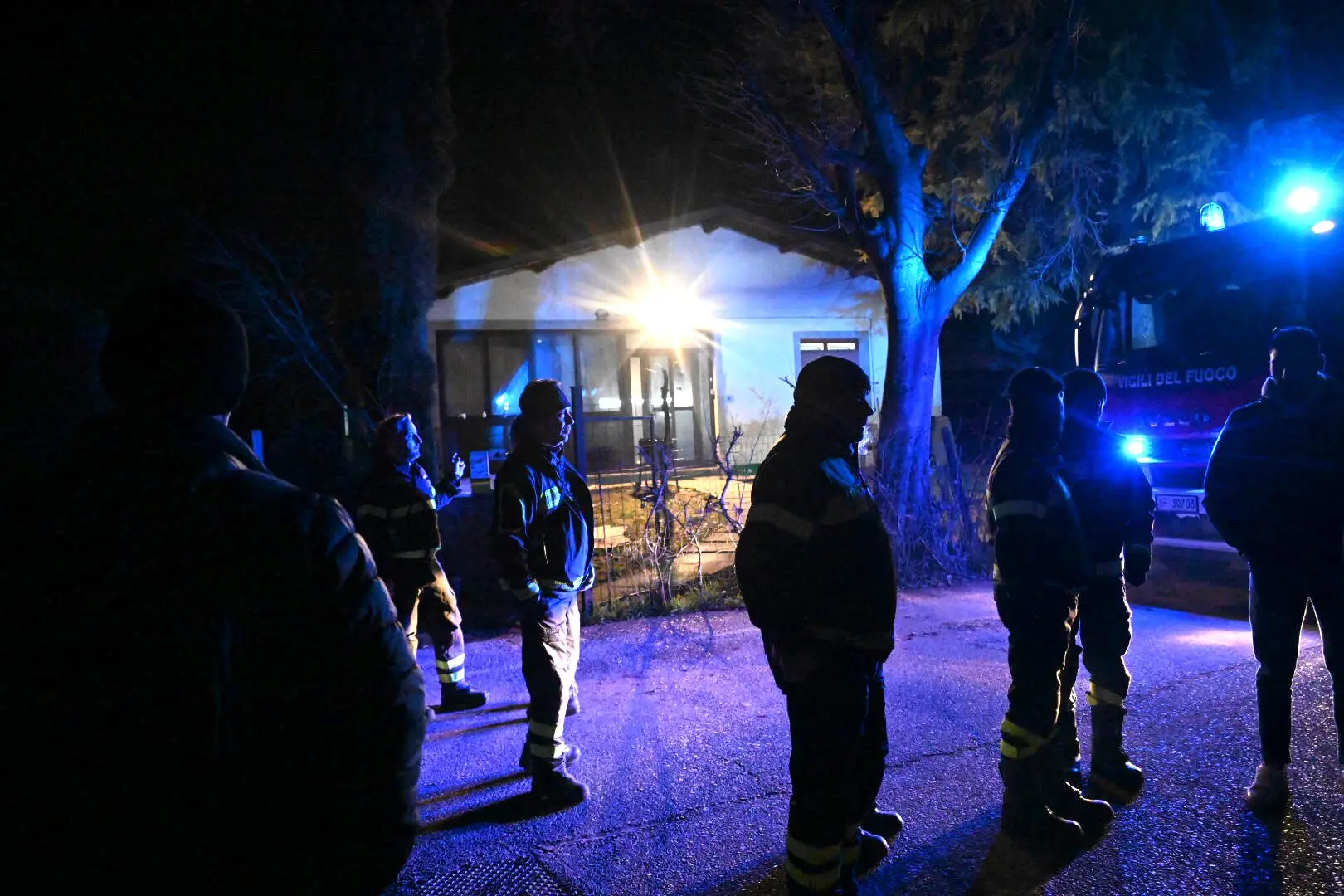 Bimbo morto: Vigili del fuoco e Carabinieri a Calvagese