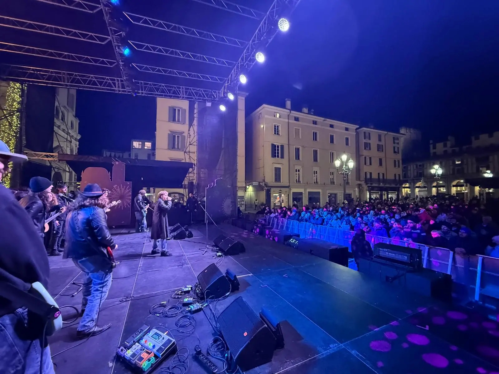 Il Capodanno in piazza Loggia
