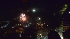 I fuochi d'artificio in città