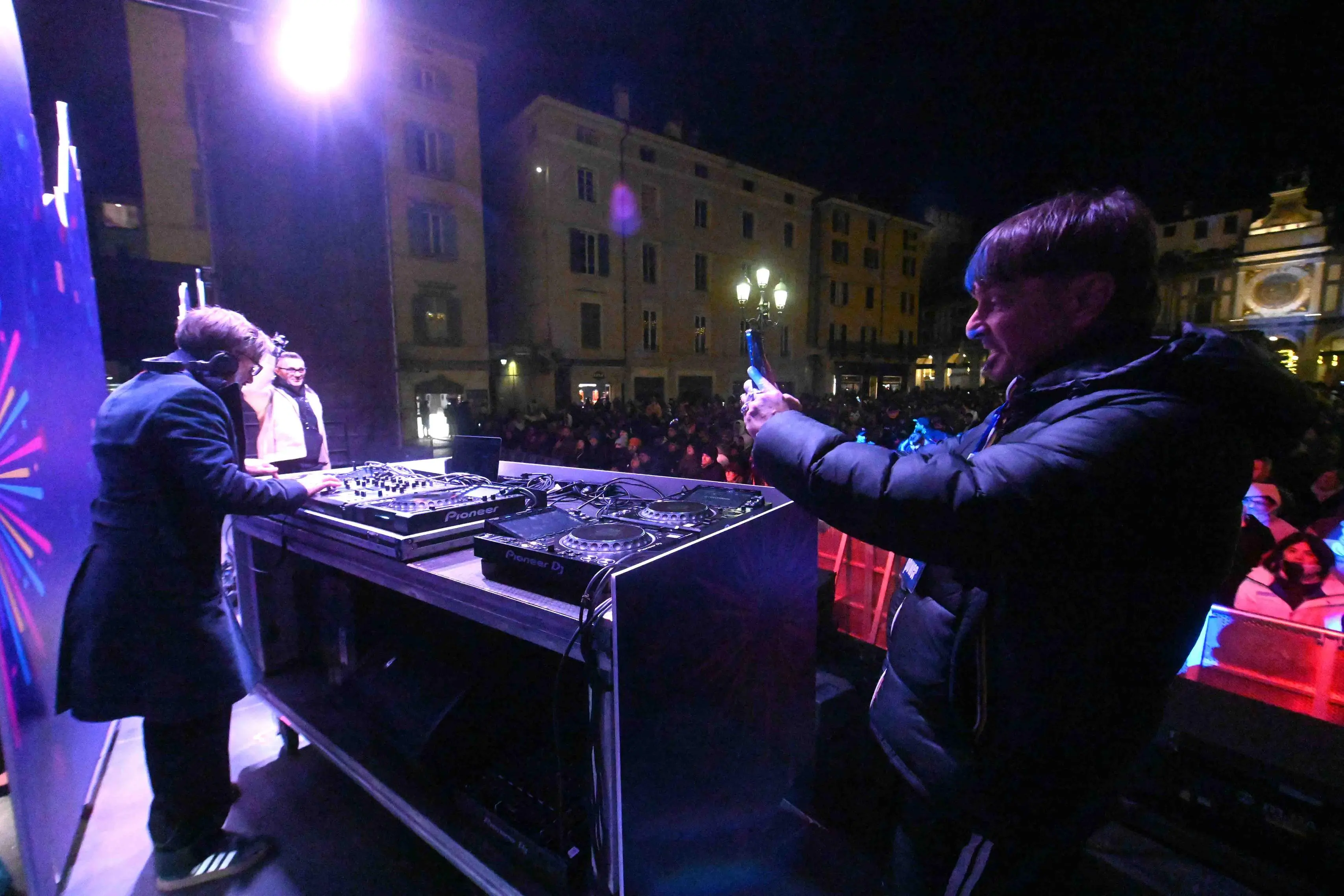 Il Capodanno in piazza Loggia