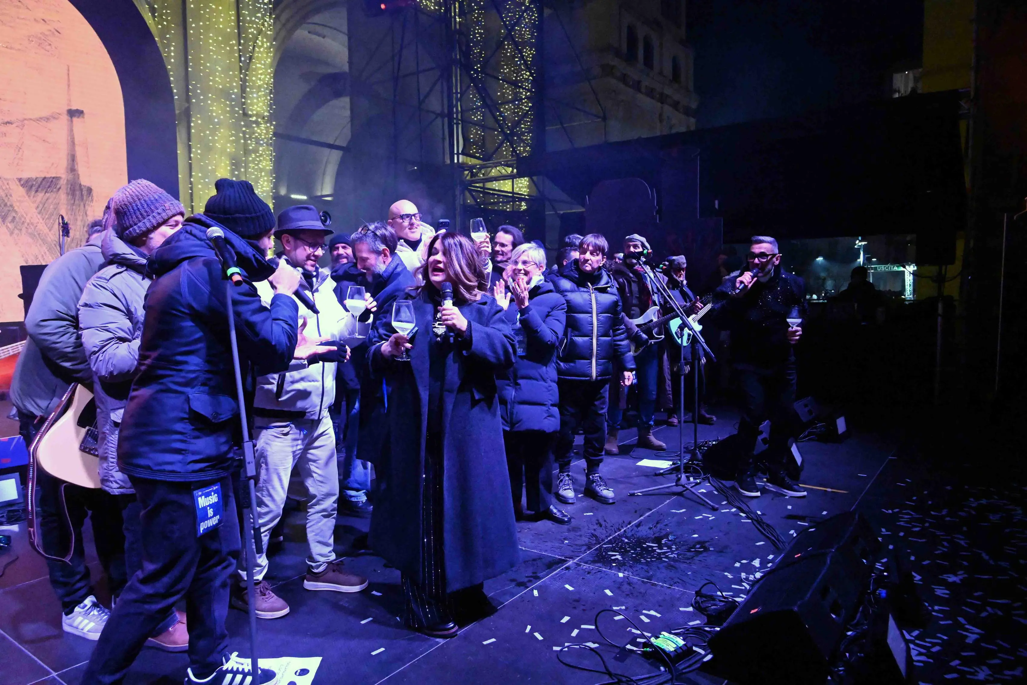 Il Capodanno in piazza Loggia