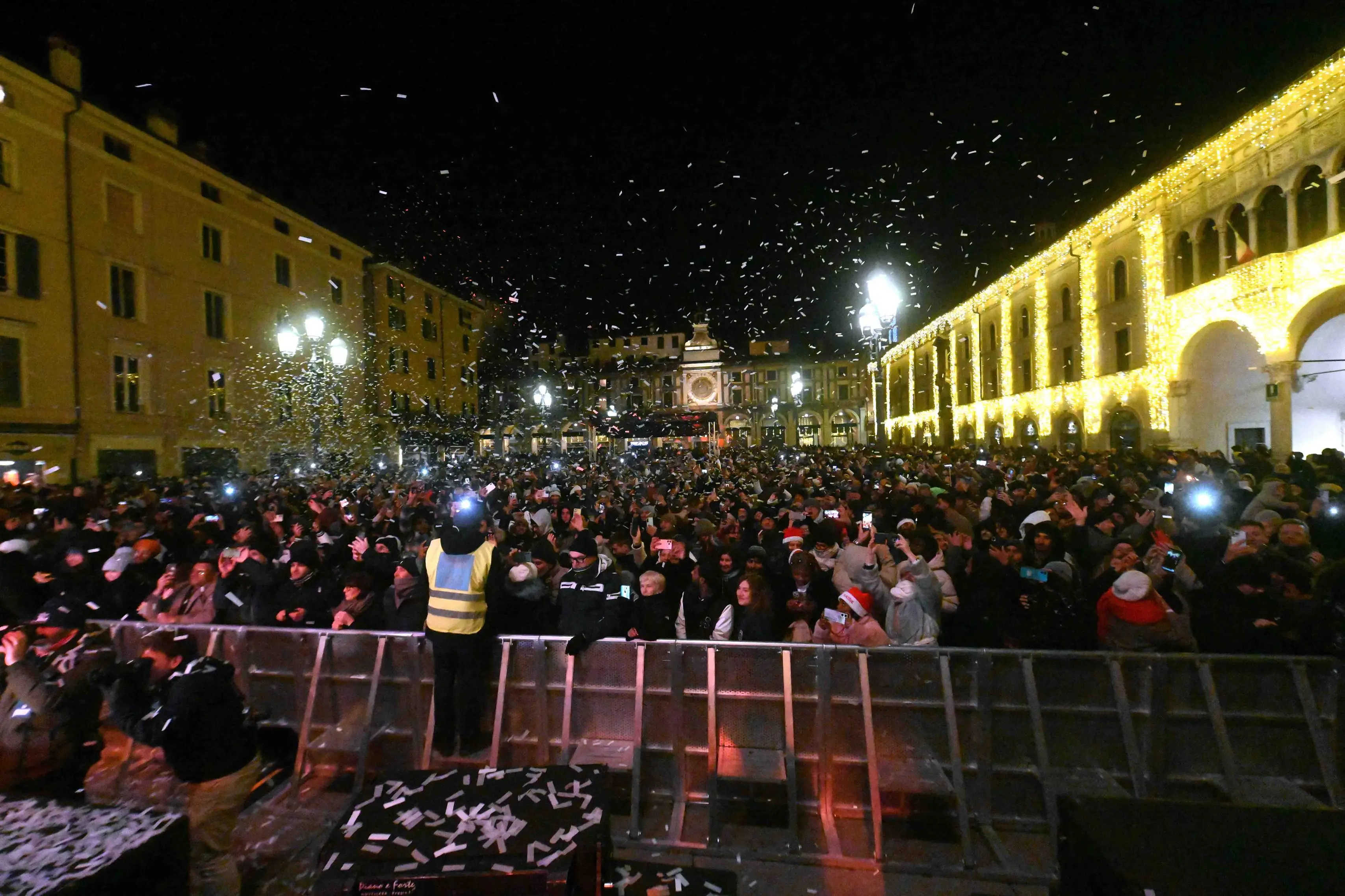 Il Capodanno in piazza Loggia