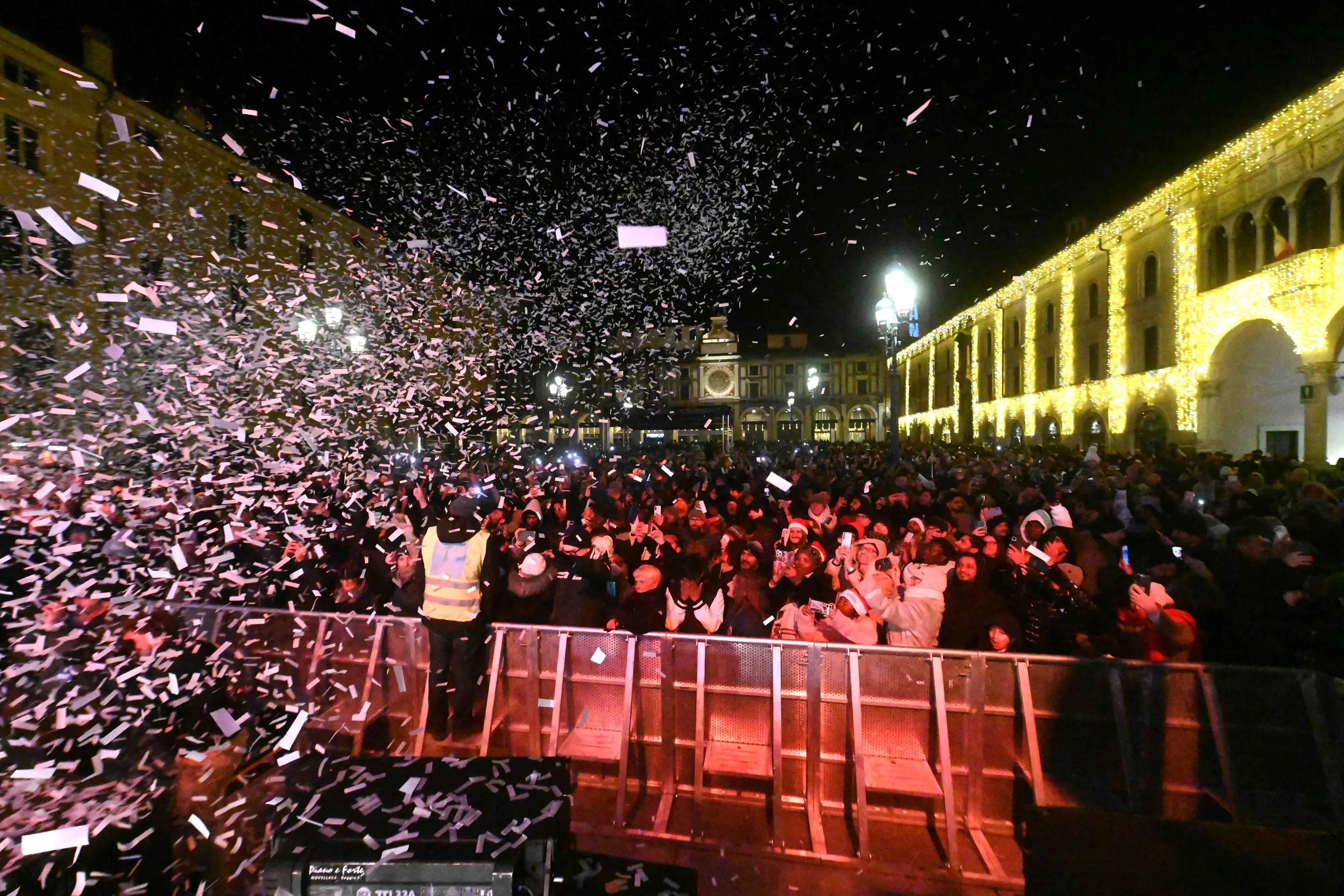 Il Capodanno in piazza Loggia
