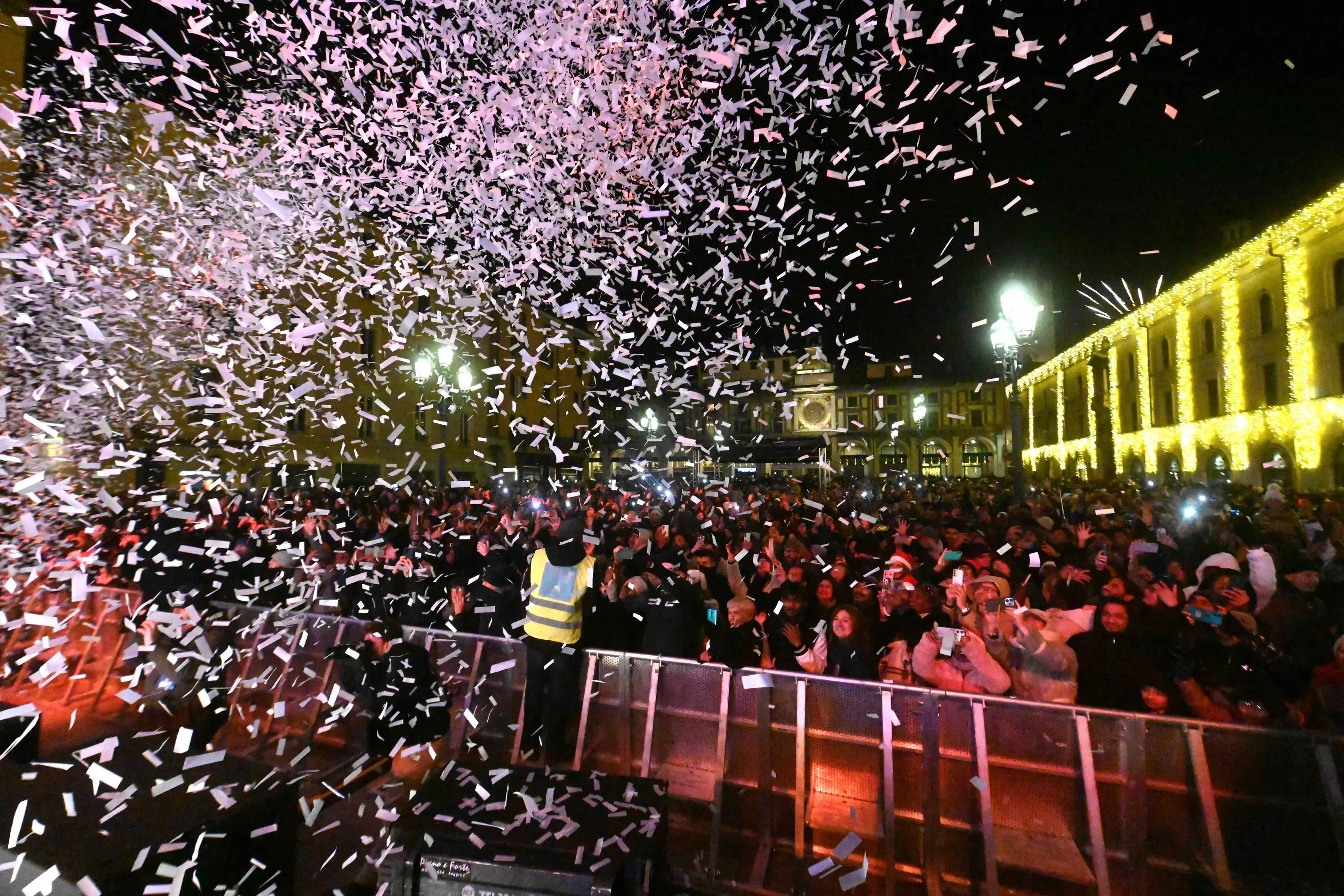 Il Capodanno in piazza Loggia