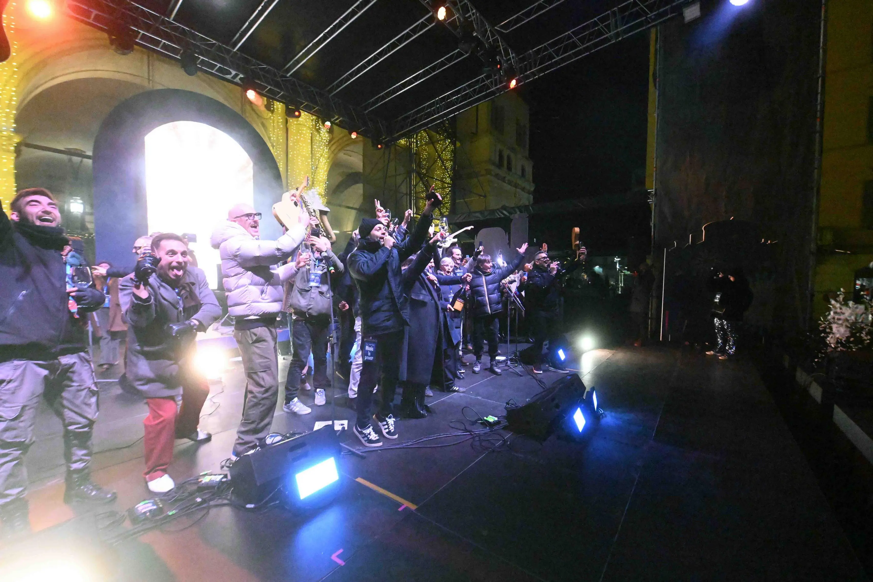 Il Capodanno in piazza Loggia