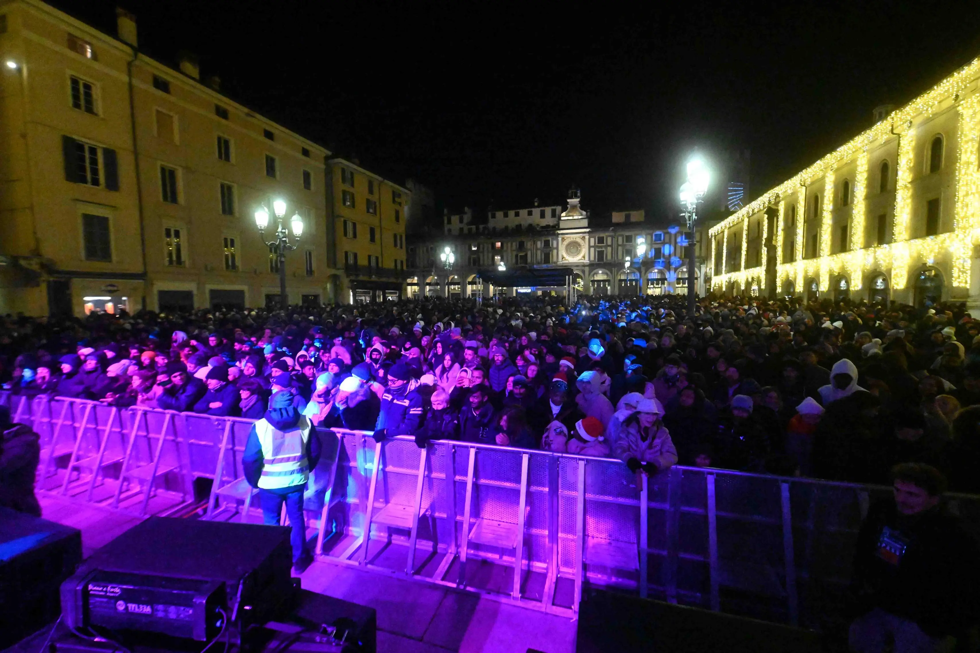 Il Capodanno in piazza Loggia