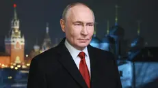 Vladimir Putin durante il tradizionale messaggio di buon anno - Foto Ansa © www.giornaledibrescia.it