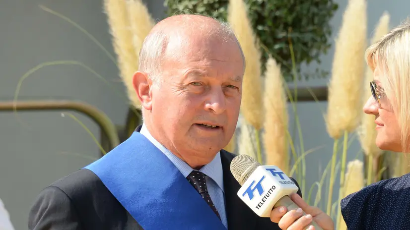 Diego Peli ai microfoni di Teletutto nel 2016 - Foto Marco Ortogni/Neg © www.giornaledibrescia.it