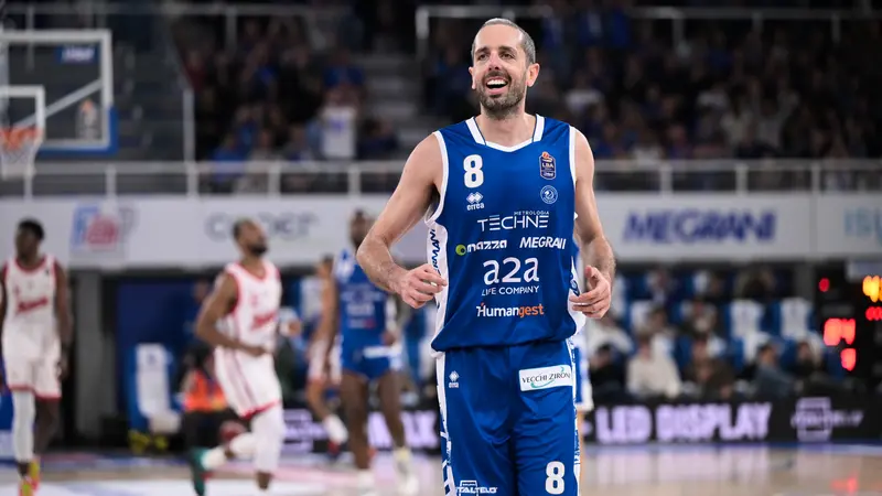 Amedeo Della Valle, capitano della Germani - Foto New Reporter Checchi © www.giornaledibrescia.it