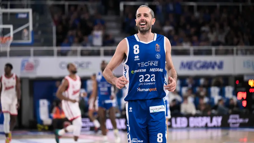 Amedeo Della Valle, capitano della Germani - Foto New Reporter Checchi © www.giornaledibrescia.it