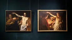 Matthias Stom in Pinacoteca - Foto di Alberto Mancini, courtesy Fondazione Brescia Musei