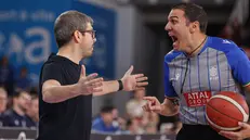 Matteo Cotelli, allenatore della Germani - © Nicoli©newreporter