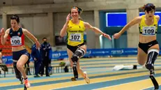 Le prime tre italiane classificate nei 100 metri alle Paralimpiadi di Tokyo - Foto Facebook Federazione Italiana di Atletica Leggera/archivio Mantovani/FISPES
