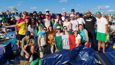 Giovani pellegrini bresciani al Giubileo di Roma - © www.giornaledibrescia.it