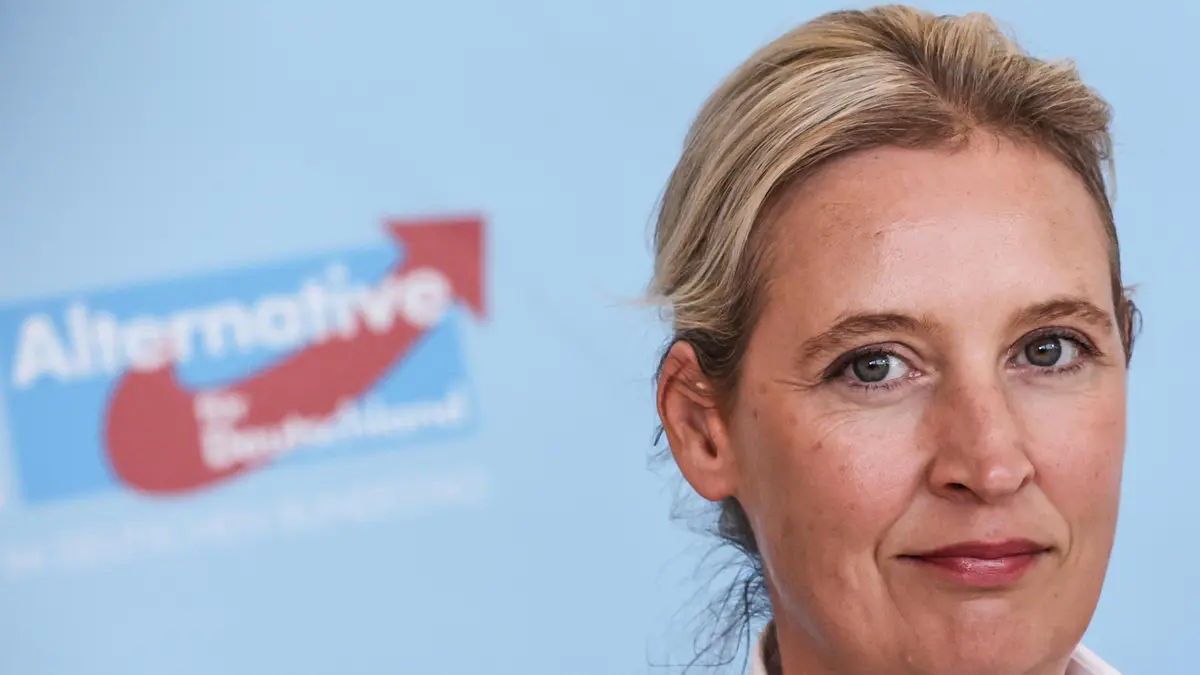 Alice Weidel, co-presidente di Afd - Foto Epa/Filip Singer © www.giornaledibrescia.it