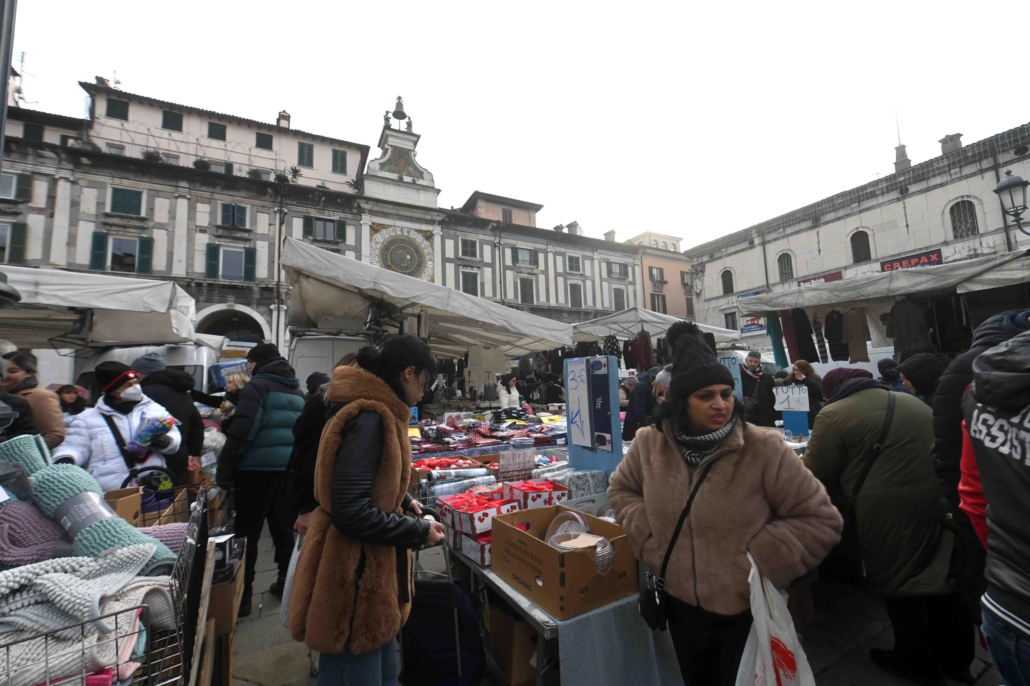 Il mercato del sabato in centro