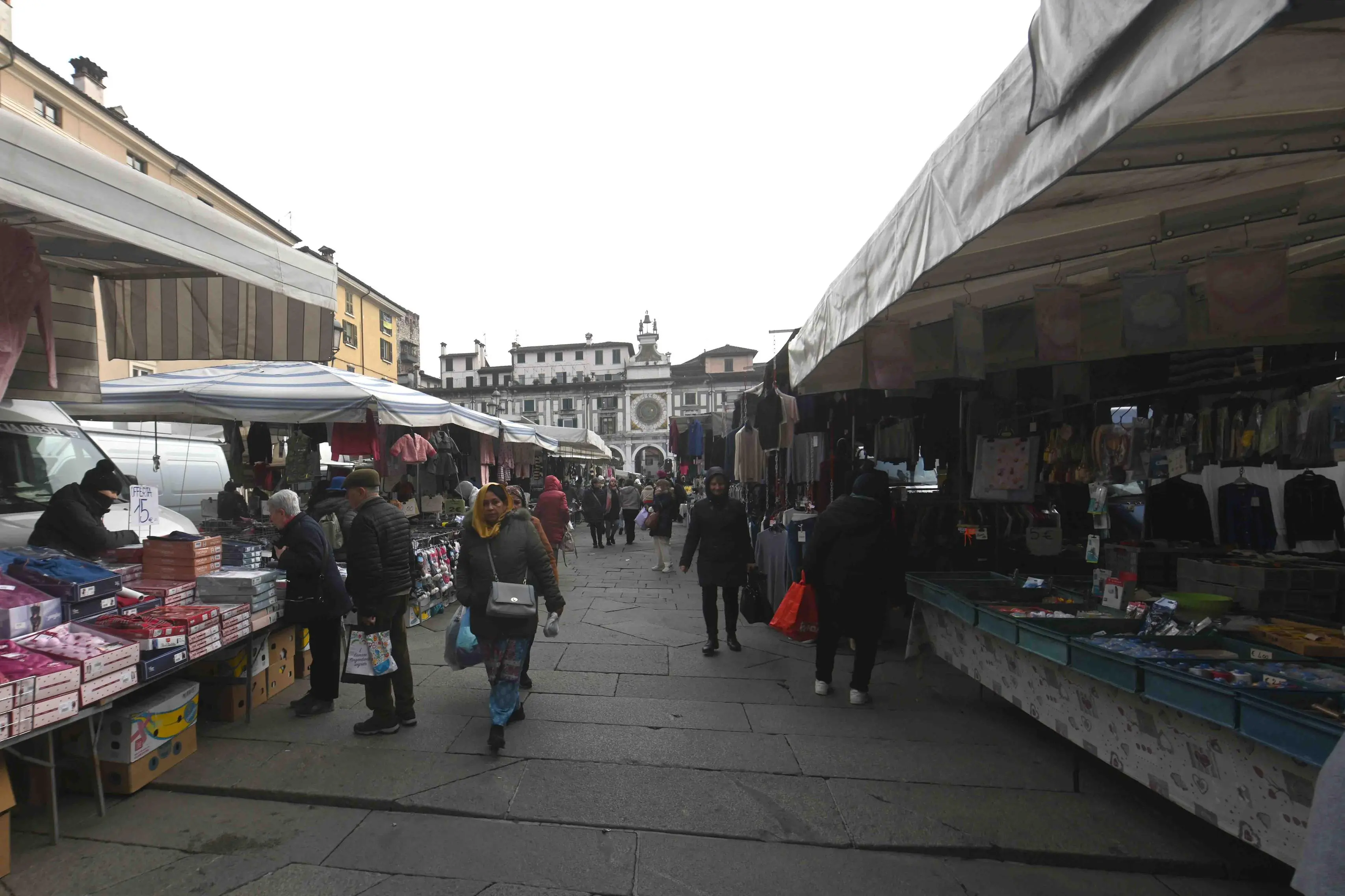Il mercato del sabato in centro