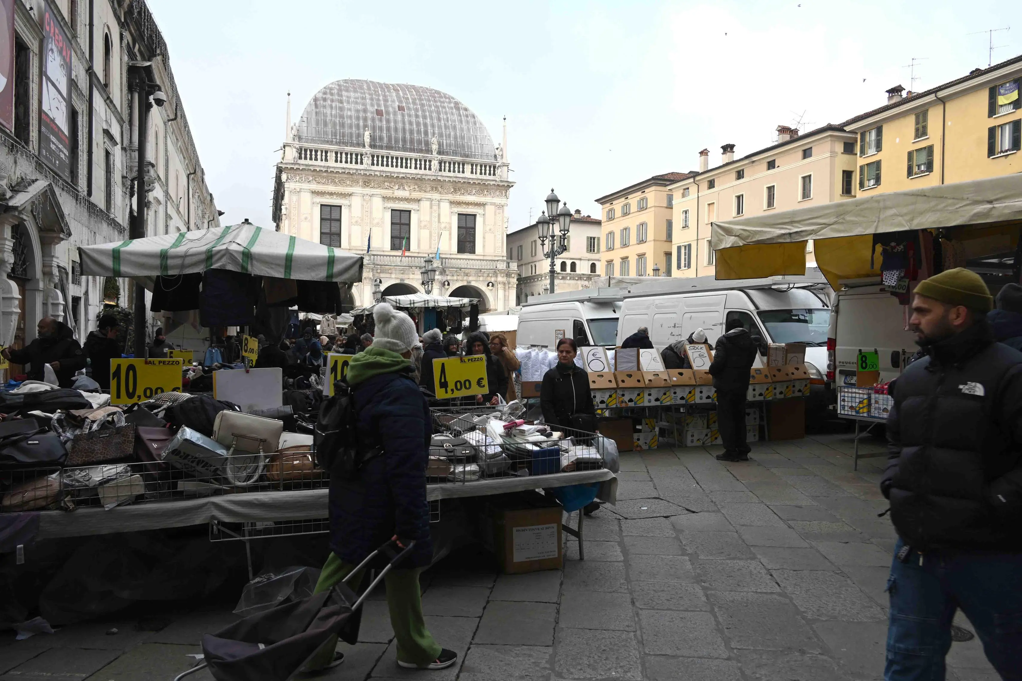 Il mercato del sabato in centro