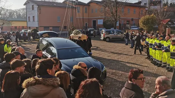 Il funerale di Diego Peli