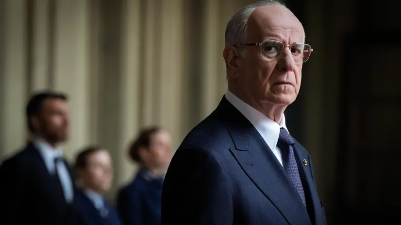 Un frame di La grazia di Sorrentino con Toni Servillo - Foto Andrea Pirrello