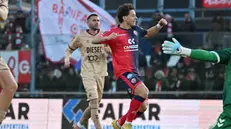 SPORT CALCIO SALO’  CAMPIONATO  SERIE C  LUMEZZANE VICENZA NELLA FOTO      EULTANZA LUMEZZANE PER GOL CACCAVO LUIGI (LUMEZZANE)   04-01-2026 AGENZIA NEWREPORTER PASOTTI