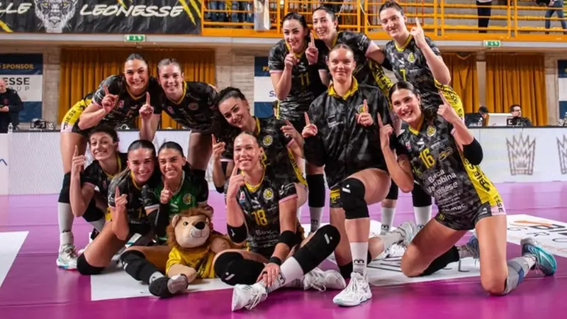 Esulta la Valsabbina - Foto Instagram/milleniumbs