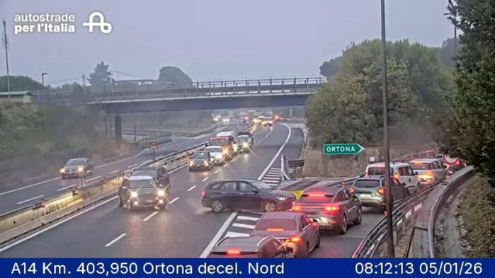 L'autostrada dove è avvenuto l'assalto al portavalori - Ansa © www.giornaledibrescia.it