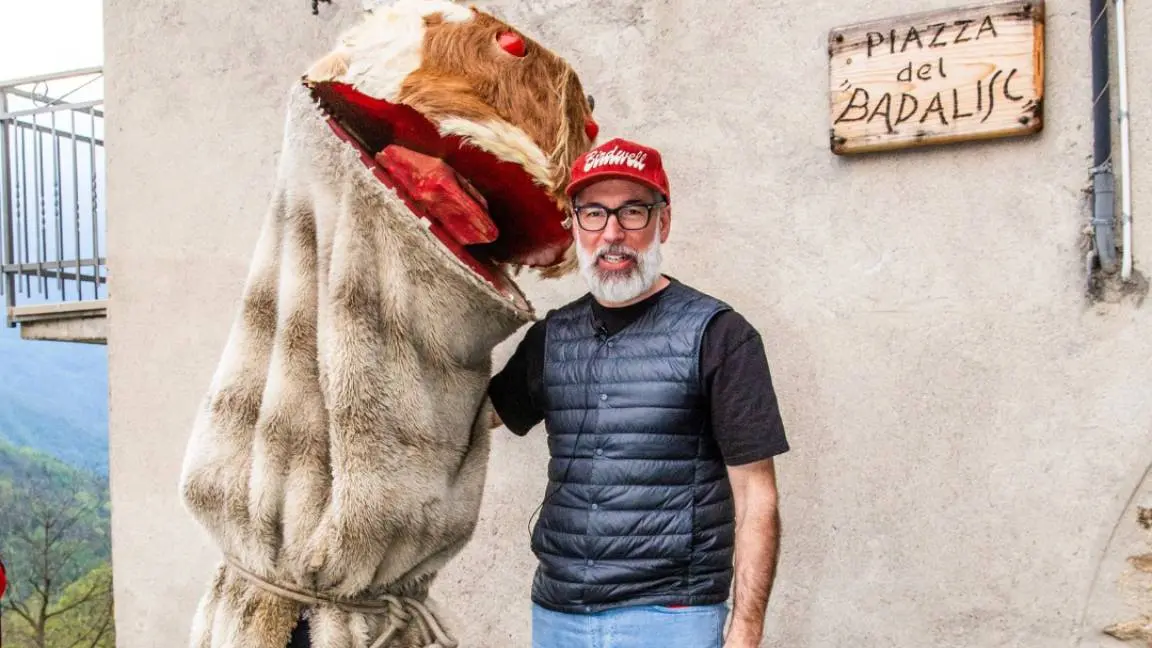 La visita del regista Lino DiSalvo ad Andrista per conoscere il Badalisc