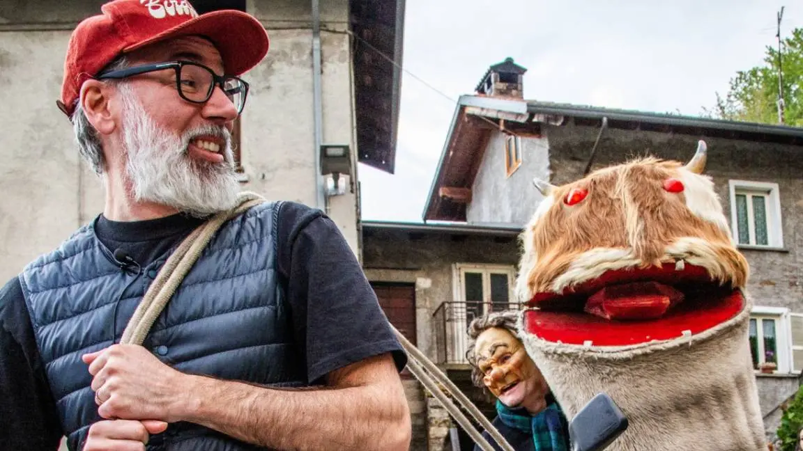 La visita del regista Lino DiSalvo ad Andrista per conoscere il Badalisc