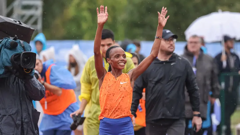 La campionessa Beatrice Chebet - Foto New Reporter Nicoli © www.giornaledibrescia.it