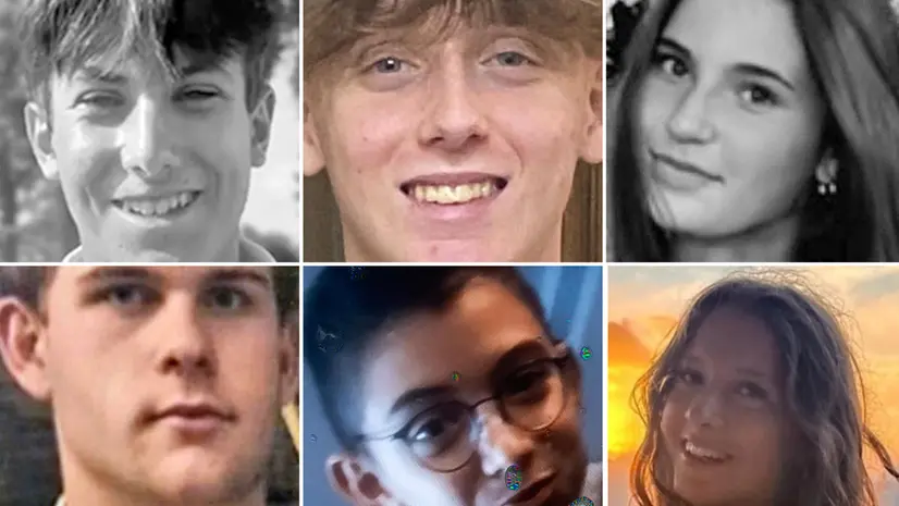 Le sei vittime italiane - Foto Ansa © www.giornaledibrescia.it